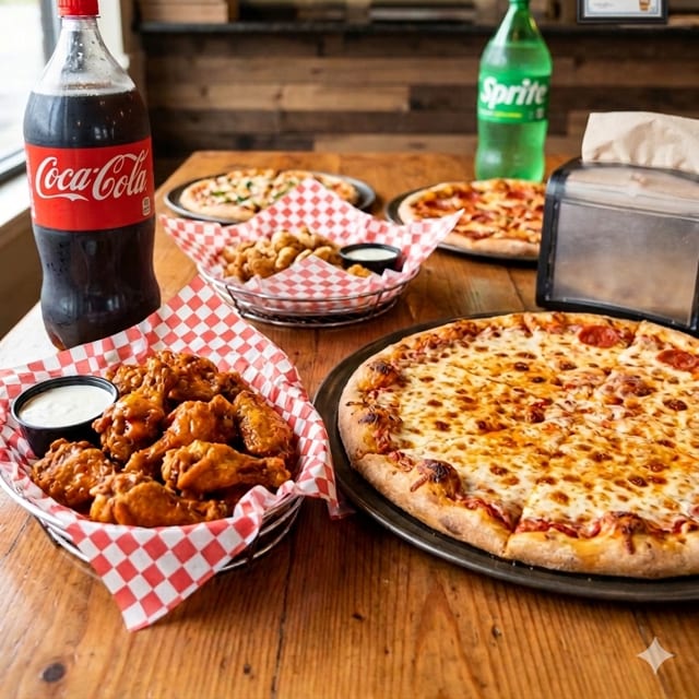 Special Any 16" Pizza & 2 Liter Soda Special.