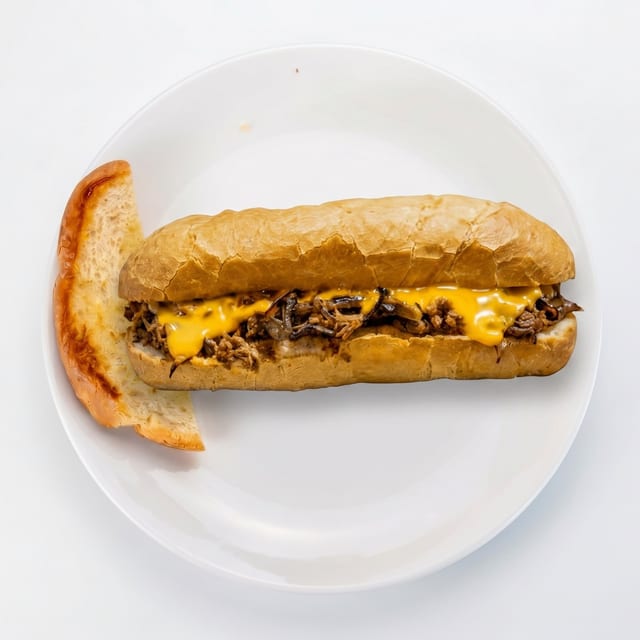 Philly Cheese Steak Sandwich.